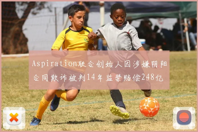 Aspiration联合创始人因涉嫌阴阳合同欺诈被判14年监禁赔偿248亿