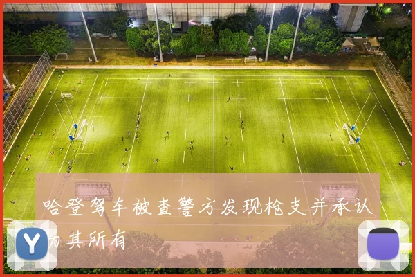 哈登驾车被查警方发现枪支并承认为其所有